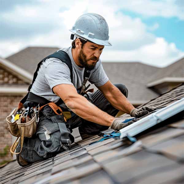 Residential roof installation in Columbus, Ohio